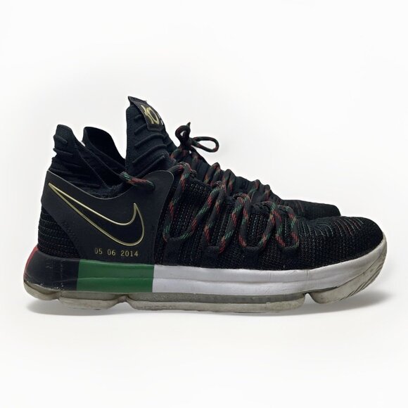 Nike KD 10 Black History Month Basketball Shoes Men's (Size: 10) 897817-003 - Picture 1 of 13